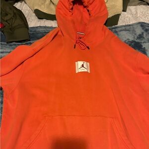 Peach Air Jordan Hoodie Size 2XL